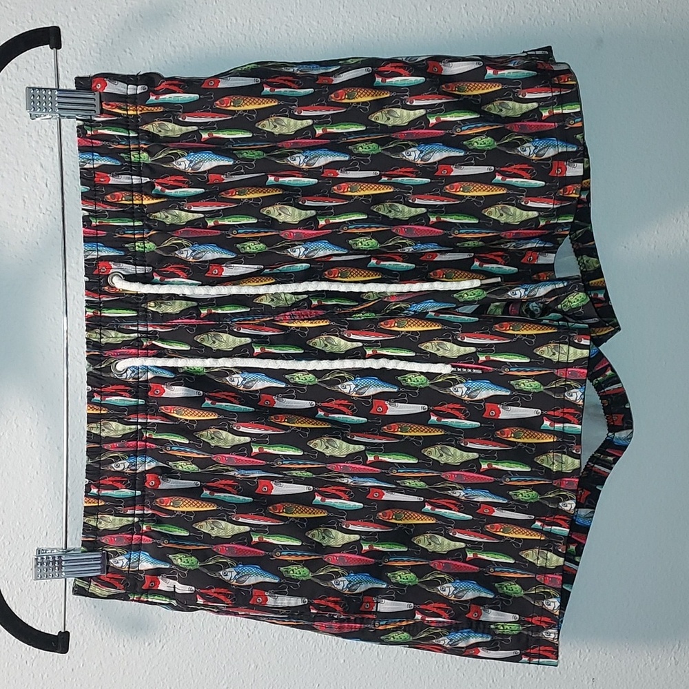 Two Left Feet Lure Me Away Swim Trunks Size Small